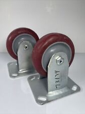 Colson 4 Wheel Casters 2 4 45 2 4 95 Non Swivel Fixed Caster Set Of Two 2pcs