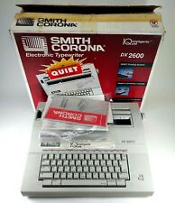 Smith Corona Dx2600 Portable Electronic Typewriter Withcover Amp Manual Bad Knob