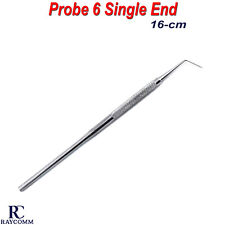 Examination Endodontic Probe 6 Dentist Pick Tool Single Ended Explorer Tools