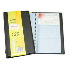 120 Cards Leather Business Id Credit Card Holder Book Case Keeper Organizer