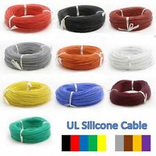 30awg Ul Silicone Cable 008mm Stranded Flexible Wire Tiined Copper 05a 600v