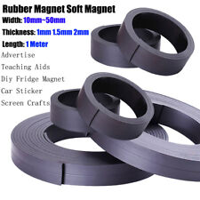 Rubber Magnetic Photo Fridge Roll Tape Strip Craft Flexible Self Adhesive Magnet
