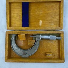 Nsk Micrometer Roco 2 3 Japan Horseshoe Outside Wood Box Case B16