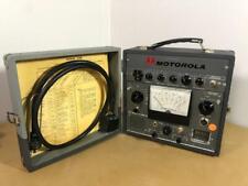 Motorla S1057a Portable Radio Circuit Meter Test Equipment With Cable Amp Chart