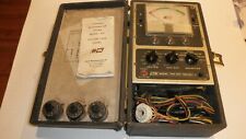Vintage Bampk Model 445 Crt Tester With Attachments Powers On