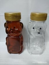Plastic Squeeze Bear Bottle 8oz Honey Jar 12 Pk With Gold Cap Gift Party Wedding