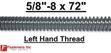 58 8 X 72 Acme Threaded Rod Left Hand Lh 58 8 X 6ft Plain Steel Cnc Lc