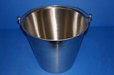 Vollrath 58130 Stainless Steel Tapered Dairy Pail 12 1 2 Quart