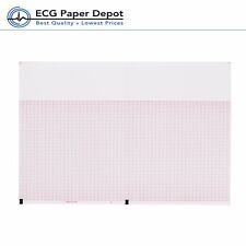 Ecg Paper For Thermal Ekg Recording 10 Pack Per Case 850x55 Z Fold Burdick