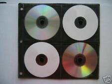 25 Pack Black 8 Disc Cd Dvd Poly Sleeves 3 Ring Binder Fits 200 Cds Sf005blk