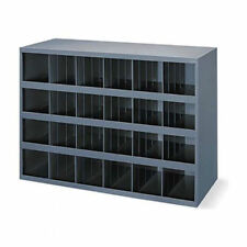 Metal 24 Compartment Slot Hole Storage Bin Cabinet For Nuts Bolts 356