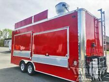 New 2022 85x20 Enclosed Mobile Concession Kitchen Food Vending Trailer Marquee