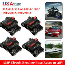 30 300a Amp Circuit Breaker Fuse Reset 12v 48v Dc Car Boat Auto Waterproof Us