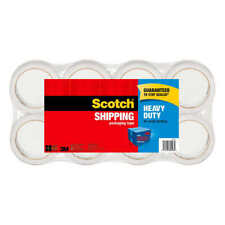 New Scotch Heavy Duty Shipping Packaging Tape 188 Inches X 546 Yards 8 Rolls