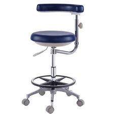 Mobile Dental Nurse Stools Medical Dentist Chair Surgical Drs Stools Pu Leather