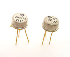2n5189 Npn Transistors Ampsw Great For Qrp Vintage 70s Gold Leads 2lot