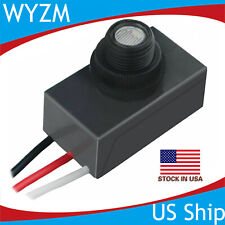 Photoelectric Switch Sensor 120v Photocell Dusk To Dawn Button Photo Control New
