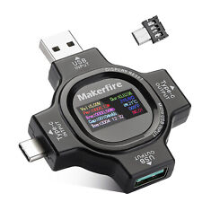 Type C Usb Digital Power Meter Tester Multimeter Current Voltage Monitor Tester