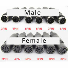 Mini S Terminal Plug Socket Din 3p 4p 5p 6p 7p 8p Signal Power Plug Male Female