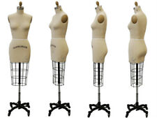 Professional Pro Female Working Dress Form Mannequin Half Size 4 Withhiparm