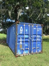 Used 20 Dry Van Steel Storage Container Shipping Cargo Conex Seabox Omaha