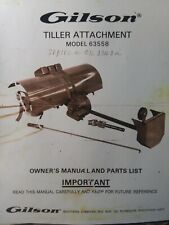 Gilson Montgomery Ward Lawn Garden Tractor Tiller Implement Owner Amp Parts Manual
