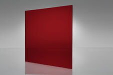 Red Transparent Acrylic Plexiglass Sheet 116 X 6 X 12 2423