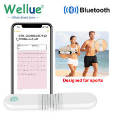 Wellue Er1 Wearable 24h Ekgecg Monitor With Chest Strap And Vibration Alarm