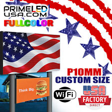 Programmable Led Sign Full Color Dip P10mm Outdoor 2525 H X 505 W Wifi