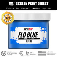 Fluorescent Blue Screen Printing Plastisol Ink Low Temp Cure All Sizes