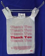 115 X 6 X 21 Thank You T Shirt Bags Plastic Retail Shopping Bags Only
