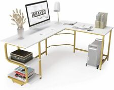 L Shaped Desk Corner Computer Gaming Laptop Table Home Office Desk Workstation