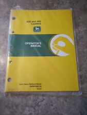 John Deere 430 And 460 Loaders Operators Manual Iissue E8 In Plastic