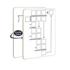 Dry Erase Division White Board 9 X 12 Inch Small Lapboard L Durable Portable