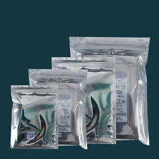 Anti Static Esd Shielding Silver Zip Lock Reclosable Bags For Small Electronics