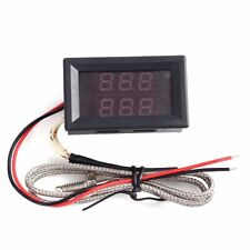 Dual Led K Type Thermometer Thermocouples High Temperature Sensor Probe Tester