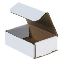 1 200 Choose Quantity 6x4x2 Corrugated White Mailers Packing Boxes 6 X 4 X 2