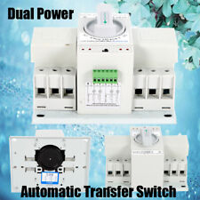 Automatic Transfer Switch Dual Power Generator Changeover Switch 3p 63a Ac 110v