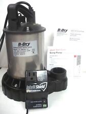 B Dry 12 Hp Submersible Sump Pump Probe Switch High Water Alarm B Dry50 01 Nib