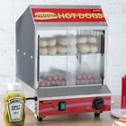 Commercial Machine Bun Food Electric Hot Dog Steamer Warmer 175 Dog 40 Bun New