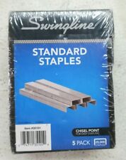 Swingline Standard Staples 25000 Pack 35101 Chisel Point Staples 5 Pack X 5000