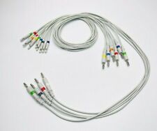 Welch Allyn 10 Leadwires 401129 Banana Ekg Cable Compatible Same Day Shipping