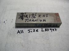 Titanium Flat Bar Stock 1 Pc 34 X 1 916 X 5 Knife Material