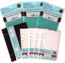 Martha Stewart Avery Binder Kit Filler Paper Sheet Protectors Back To School