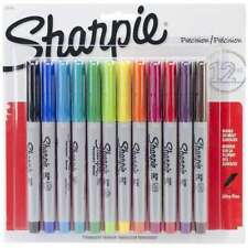 12 Pack Assorted Colors Sharpie Ultra Fine Precision Permanent Markers 37175