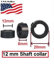 12mm Shaft Lock Collar Black Oxide Steel