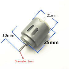 2pcs Miniature Small Electric Motor Brushed 15 45v Dc For Models Crafts Robots