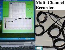 4 Channel Temperature Chart Recorder Data Logger Analyzing Alarm By Computer Pc
