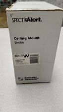 System Sensor Spectralert Sc24115w Ceiling Mount White 115 Candela Strobe New