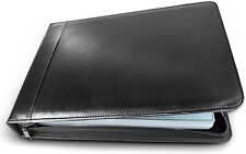 Executive Business Check Binder Pu Leather 7 Ring Checkbook Cover 3 Checks On A